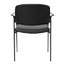 Alera Alera Sorrento Series Ultra-Cushioned Stacking Guest Chair, Supports Up to 275 lb, Black, 2/Carton Thumbnail 4