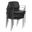 Alera Alera Sorrento Series Ultra-Cushioned Stacking Guest Chair, Supports Up to 275 lb, Black, 2/Carton Thumbnail 6