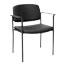 Alera Alera Sorrento Series Ultra-Cushioned Stacking Guest Chair, Supports Up to 275 lb, Black, 2/Carton Thumbnail 1