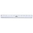 Universal Clear Plastic Ruler, Standard/Metric, 12" Long, Clear Thumbnail 1