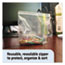 Stout® Envision Zipper Seal Closure Bags, Clear, 12 x 12, 500/Carton Thumbnail 15