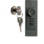 Durable Brushed Aluminum Combo Lock 36-Key Cabinet, 11-3/4" W x 11" H x 4-5/8" D Thumbnail 2