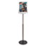 Durable® SHERPA® Acrylic Floor Stand, Acrylic, 8.5" x 11" Sign Thumbnail 2