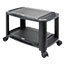 Alera 3-in-1 Storage Cart and Stand, 21.63w x 13.75d x 24.75h, Black/Gray Thumbnail 1