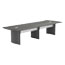 Safco® Medina Conference Tables, Boat, 84 x 48, Gray Steel (1/2 Top, Must Order Two) Thumbnail 1