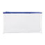 Universal Zippered Wallets/Cases, Transparent Plastic, 11 x 6, Clear/Blue, 2/Pack Thumbnail 2