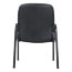 Alera Bonded Leather Guest Chair, 26.57" x 23.03" x 36.02", Black Thumbnail 4