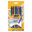BIC Soft Feel Ballpoint Pen, Retractable, Medium 1 mm, Assorted Ink and Barrel Colors, Dozen Thumbnail 1
