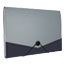 Universal Poly Expanding Files, 13 Sections, Cord/Hook Closure, 1/12-Cut Tabs, Letter Size, Black/Steel Gray Thumbnail 4