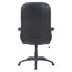 Alera Alera CC Series Executive High Back Bonded Leather Chair, Supports Up to 275 lb, 20.28" to 23.9" Seat Height, Black Thumbnail 4