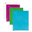Five Star® Customizable Pocket/Prong Plastic Folder, 20 Sheets, 8 1/2 x 11, Assorted, 4/Set Thumbnail 1