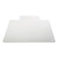 Alera® Occasional Use Studded Chair Mat for Flat Pile Carpet, 45 x 53, Wide Lipped, Clear Thumbnail 9