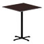 Alera Reversible Laminate Table Top, Square, 35.38w x 35.38d, Medium Cherry/Mahogany Thumbnail 1