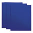 Universal Two-Pocket Plastic Folders, 100-Sheet Capacity, 11 x 8.5, Navy Blue, 10/Pack Thumbnail 3