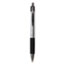 Universal Comfort Grip Ballpoint Pen, Retractable, Medium 1 mm, Black Ink, Silver Barrel, Dozen Thumbnail 2