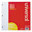 Universal Filler Paper, 3-Hole, 8.5 x 11, Medium/College Rule, 200/Pack Thumbnail 1