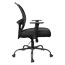 Alera Alera Merix450 Series Mesh Big/Tall Chair, Supports Up to 450 lb, 19.88" to 23.62" Seat Height, Black Thumbnail 3