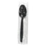 Boardwalk Heavyweight Wrapped Polypropylene Cutlery, Teaspoon, Black, 1,000/Carton Thumbnail 1