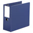 Universal Deluxe Non-View D-Ring Binder with Label Holder, 3 Rings, 5" Capacity, 11 x 8.5, Royal Blue Thumbnail 1