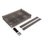 Alera® Wire Shelving Starter Kit, Four-Shelf, 48w x 24d x 72h, Black Anthracite Thumbnail 5