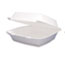 Dart® Carryout Food Container, Foam Hinged 1-Comp, 9 1/2 x 9 1/4 x 3, 200/Carton Thumbnail 1
