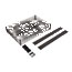 Alera NSF Certified Industrial 4-Shelf Wire Shelving Kit, 48w x 24d x 72h, Black Thumbnail 4