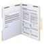 Smead SuperTab Reinforced Guide Height Fastener Folder, 1/3 Tab, Letter, Manila, 50/BX Thumbnail 1