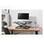 Alera AdaptivErgo Ultra-Slim Sit-Stand Desk, 31.33" x 21.63" x 1.5" to 16", Black Thumbnail 5