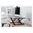 Alera AdaptivErgo Ultra-Slim Sit-Stand Desk, 31.33" x 21.63" x 1.5" to 16", Black Thumbnail 6