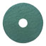 Boardwalk® Heavy-Duty Scrubbing Floor Pads, 19" Diameter, Green, 5/Carton Thumbnail 1