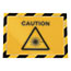 Durable® Duraframe® SECURITY Magnetic Letter Sign Holder For 8-1/2" x 11" Insert, Yellow/Black, 2/PK Thumbnail 3