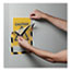 Durable® Duraframe® SECURITY Magnetic Letter Sign Holder For 8-1/2" x 11" Insert, Yellow/Black, 2/PK Thumbnail 6
