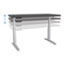 Fellowes® Levado Height Adjustable Desk Base, 72" x 48" x 47.2", Silver Thumbnail 3