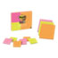 Post-it® Notes Super Sticky, Pads in Rio de Janeiro Colors, (6) 3 x 3 & (3) 4 x 6, 90-Sheet Pads, 9 Pads/PK Thumbnail 1