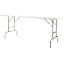 Alera Adjustable Height Plastic Folding Table, 72w x 29.63d x 29.25 to 37.13h, White Thumbnail 1