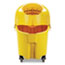Rubbermaid® Commercial WaveBrake 2.0 Bucket/Wringer Combos, Down-Press, 35 qt, Plastic, Yellow Thumbnail 2
