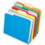 Pendaflex® DoubleStuff File Folders, 1/3 Cut, Letter, Assorted, 50/Pack Thumbnail 1