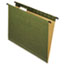 Pendaflex® SureHook® Poly Laminate Reinforced Hanging Folders, 1/5 Tab, Letter, Green, 20/Box Thumbnail 1
