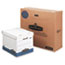 Bankers Box Data-Pak Storage Box, 12-3/4 x 16 x 12-1/2, White/Blue, 12/CT Thumbnail 2
