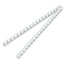 Fellowes Plastic Comb Bindings, 3/8" Diameter, 55 Sheet Capacity, White, 100 Combs/Pack Thumbnail 2