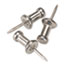 GEM® Aluminum Head Push Pins, Aluminum, Silver, 3/8", 100/Box Thumbnail 1
