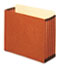 Pendaflex® File Cabinet Pockets, Straight Cut, 1 Pocket, Letter, Redrope, 10/BX Thumbnail 1