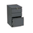 HON® Efficiencies Mobile Pedestal File w/One File/Two Box Drawers, 19-7/8d, Charcoal Thumbnail 1
