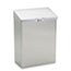 HOSPECO® Wall Mount Sanitary Napkin Receptacle, 8 x 4 x 11, Stainless Steel Thumbnail 1