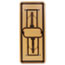 Iceberg Premium Wood Laminate Folding Table, Rectangular, 96w x 30d x 29h, Oak Thumbnail 2