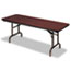 Iceberg Premium Wood Laminate Folding Table, Rectangular, 72" w x 30" d x 29" h, Mahogany Thumbnail 1