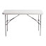 Alera Banquet Folding Table, Rectangular, Radius Edge, 48 x 24 x 29, Platinum/Charcoal Thumbnail 2