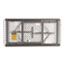 Alera Banquet Folding Table, Rectangular, Radius Edge, 48 x 24 x 29, Platinum/Charcoal Thumbnail 4