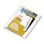 Legal Tabs 80000 Series Legal Exhibit Index Dividers, Side Tab, "E", White, 25/Pack Thumbnail 2