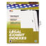 Legal Tabs 80000 Series Legal Index Dividers, Side Tab, Printed "Exhibit F", 25/Pack Thumbnail 2
